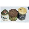 Image 2 : Three Vintage/antique Tin Containers Featuring Morton Salt, Ogdens, and Canadian Mounty Designs