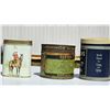 Image 4 : Three Vintage/antique Tin Containers Featuring Morton Salt, Ogdens, and Canadian Mounty Designs
