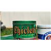 Image 3 : Five Vintage Tins Including Tea, Tobacco, and Sports Memorabilia