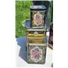 Image 2 : Decorative Tin Containers and Figurine