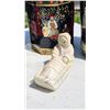 Image 3 : Decorative Tin Containers and Figurine