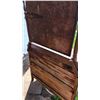 Image 10 : Antique Wooden Dresser with Attached Mirror and Four Drawers