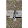 Image 1 : Metal Boat Anchor and Weathered No Entry Sign