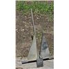 Image 2 : Metal Boat Anchor and Weathered No Entry Sign