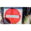 Image 6 : Metal Boat Anchor and Weathered No Entry Sign