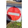 Image 7 : Metal Boat Anchor and Weathered No Entry Sign