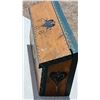 Image 7 : Decorative Wooden Box with Heart Motif, Ceramic Teapot, and Porcelain Bowls