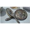 Image 4 : Vanity Accessories Tableware Glass, Porcelain, Silver-Toned Metal