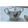 Image 5 : Vanity Accessories Tableware Glass, Porcelain, Silver-Toned Metal
