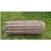 Image 1 : Bundle of Weathered Wooden Slats Secured with Wire Ties