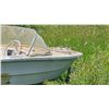 Image 11 : Fiberglass Motorboat with Windshield and Evinrude Outboard Motor