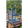Image 5 : Metal Workbench with Grid Surface and Included Orange Tarp