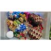 Image 5 : Holiday Decorations Including Pre-Lit Tree, Ornaments, and Tinsel