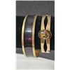 Image 2 : Five Mixed-Material Cuff Bracelets Including Sterling Silver and Gold-Tone Designs