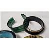 Image 6 : Seven Vintage-Style Bangles in Various Materials and Designs