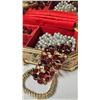 Image 2 : Vintage Jewelry Box with Assorted Costume Jewelry Including Bangles, Bracelets, and Watch