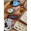 Image 4 : Home Decor Items Featuring Signs, Boho shelf Clock, and More