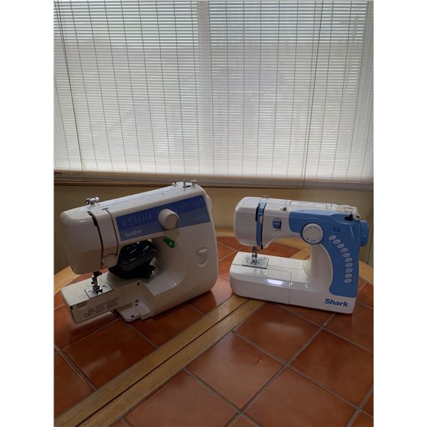 Brother LS-2125 and Shark Euro-Pro 109 Mechanical Sewing Machines