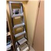 Image 1 : Aluminum Folding Ladder and Plastic Step Stool Combination