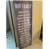 Image 4 : Black Horse Sculpture and Wooden Inspirational Wall Sign