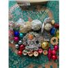 Image 1 : Vintage 1960s Christmas Ornaments, Including Glass Bulbs and Angel Tree Topper
