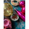 Image 8 : Vintage 1960s Christmas Ornaments, Including Glass Bulbs and Angel Tree Topper