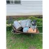 Image 1 : Rustic Outdoor Decor With Wheelbarrow
