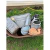Image 3 : Rustic Outdoor Decor With Wheelbarrow
