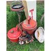 Image 3 : Retro Items Including Fire Gear, Planter, and Figurine