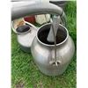 Image 3 : Steel Jugs and Metal Spout with Rustic Character