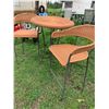 Image 1 : Three-Piece Wicker Bistro Set With Table and Two Chairs
