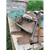 Image 3 : Miscellaneous Rustic Farmhouse Items With Small Wooden Structure