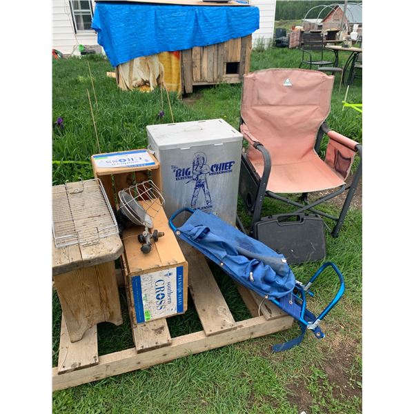 Big Chief Electric Smokehouse with Assorted Outdoor Gear