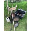 Image 1 : Gardening and Outdoor Utility Tools Including Sink and Wheelbarrow