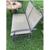 Image 2 : Outdoor Furniture Set With Metal Frame and Rustic Tabletop
