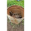 Image 3 : Rusted Metal Spikes and Bucket With Iron Weight