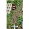 Image 3 : Lot Including Harrow , Muffler, and Vintage Tools
