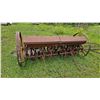 Image 1 : Antique Seed Planter and Wheeled Frame Attachment