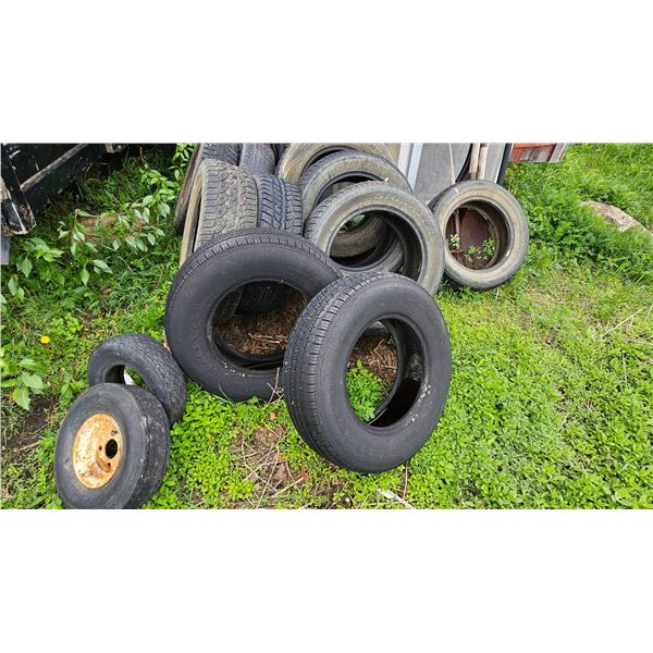 Used Tires in Various Sizes