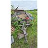 Image 3 : Utility Trailer With Wooden Bed and Metal Frame