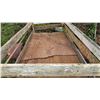 Image 6 : Small Wooden Utility Trailer With Metal Wheels and Frame