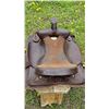 Image 4 : Leather Western Saddle with Floral Detailing and Makers Mark