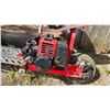 Image 4 : Gas-Powered Red Scooter With Seat and Steel Deck