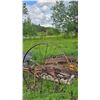 Image 1 : Vintage Metal Wagon Wheels and Ladders
