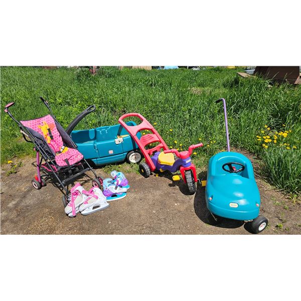 Kids Outdoor Toys and Ice Skates