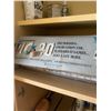 Image 2 : Wooden Shelving Unit with Mixed Household Items, Commodore VIC-20 Box, and Electronics