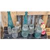 Image 5 : Glass Bottles, Jars, and Decorative Figurine