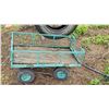 Image 4 : Tree Swing with Tire and Rope Ladder Plus Metal Garden Wagon
