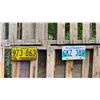 Image 5 : Vintage Canadian License Plates and Chevrolet Hubcap