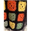Image 4 : Multicolored Crochet Cardigan With Granny Square Design and Yellow Sleeves